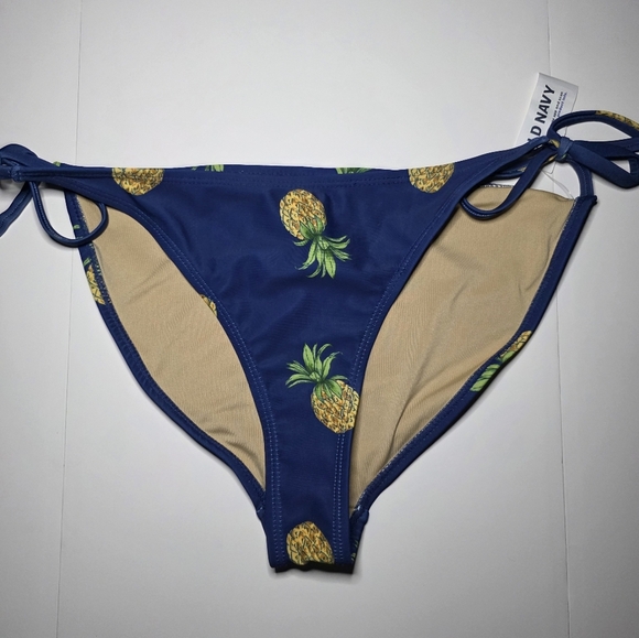 Old Navy Pineapple Swimsuit 2 Piece Sz M NWT - Picture 5 of 10